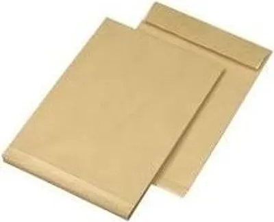 Obrázok produktu pre MAILmedia skladaná obálka B4, bez okienka, natronovo hnedá s krycím prúžkom, 140 g/m², sklad: 50 mm - 1 ks (23410)