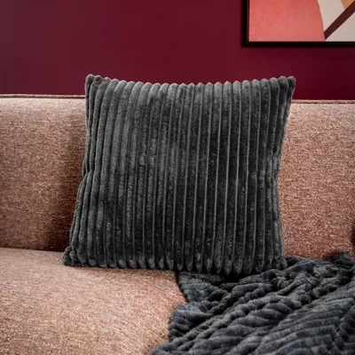 Produktbild von Dutch Decor Wohndecke Flanell-Jacquard Marthy 140x180 cm Grau