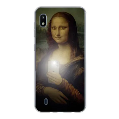 Produktbild von MuchoWow® Handyhülle Schutzhülle Hülle für Samsung Galaxy A10 Mona Lisa - Da Vinci - Telefon Silikon Softcase Handy Hülle - Schutzhülle