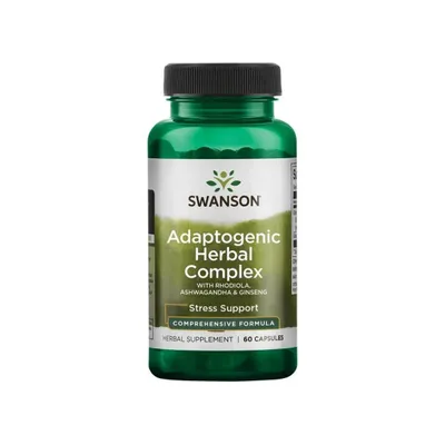 Produktbild von Adaptogener Kräuterkomplex 60 Kapseln Swanson Health Products