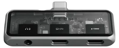 Produktbild von Satechi USB-C PD Mobile XR Hub & 3.5mm Audio space grey