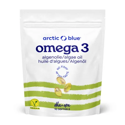 Immagine prodotto di Olio di alghe Omega-3 DHA ed EPA Arctic Blue - 90 capsule (piccole)