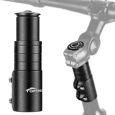 Productafbeelding van Famanu montagebeugel voor fietsen, 28,6 mm, in hoogte verstelbaar - zwart