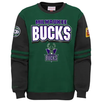 Produktbild von Mitchell & Ness Pullover - PATCHES Milwaukee Bucks - S