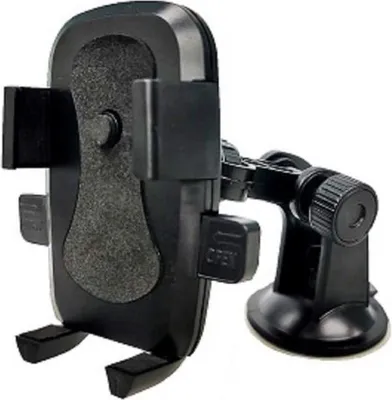 Obrázek produktu pro THOMSON Držák na mobilní telefon do auta, upevnění pomocí přísavky, otočný o 360°, výškově nastavitelný o 270°, otvor 58–90 mm