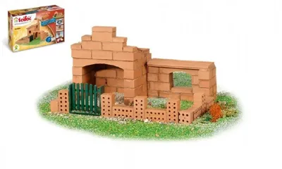 Produktbild von Bausatz "Teifoc Domek", 85 Teile, in einer Schachtel mit den Maßen 29x18x8 cm