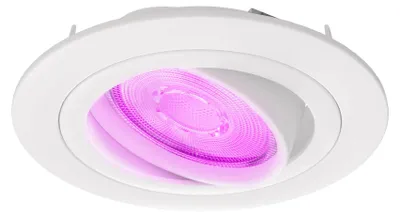 Produktbild von Ledvion LED Einbaustrahler Rund Weiss RGB dimmbar smart