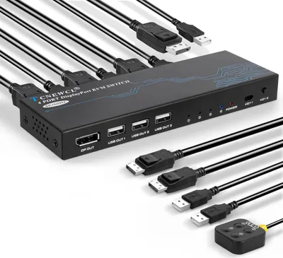 Immagine prodotto di Switch KVM DisplayPort a 4 porte 4K 60 Hz DP USB TCNEWCL