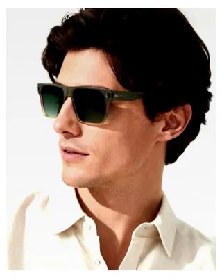 Produktbild von Quadratische Herren-Sonnenbrille mit polarisierten Gläsern für Autofahren und Outdoor-Aktivitäten, 100% UV-Schutz, modern und stilvoll