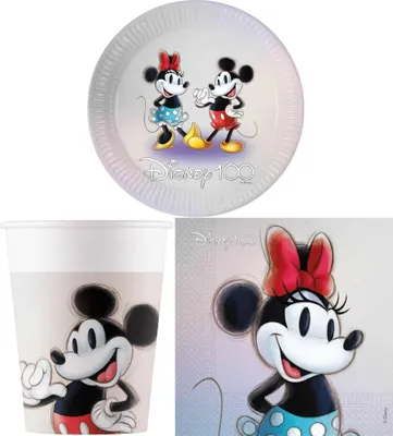 Produktbild von 36-tlg. Set Kindergeburtstag Party Feier Fete Deko Motto Disney 100