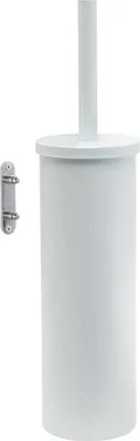 Produktbild von Mattweiße Edelstahl WC-Bürstengarnitur  | Ginestra