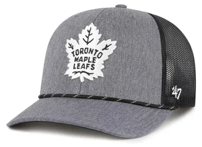 Produktbild von '47 Brand Cap NHL Toronto Maple Leafs Carbon Rope '47 TRUCKER Charcoal