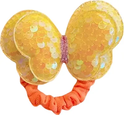 Obrázek produktu pro Gumička do vlasů SH-38258 - Žlutá/Oranžová KP38258