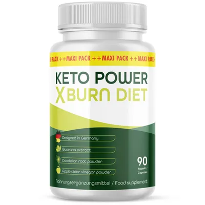 Produktbild von Keto Power X Burn Kapseln | Ideal begleitend für dein Ziel | in der großen Maxi-Dose | 90 Kapseln