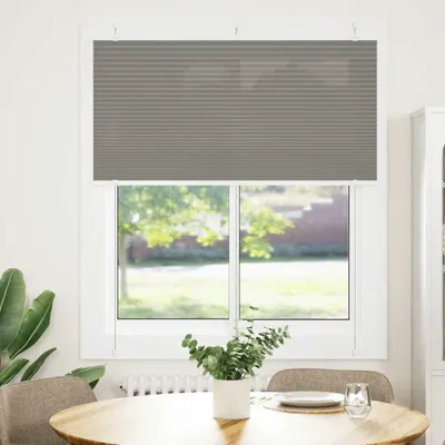 Produktbild von vidaXL Plissee Anthrazit 120x150 cm Stoffbreite 119,4 cm Polyester