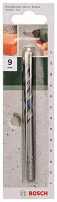 Produktbild von Bosch 2 609 255 409, Bohrer, 9 mm, 120 mm, Mauerwerk, Stein, 8 cm, 8 mm