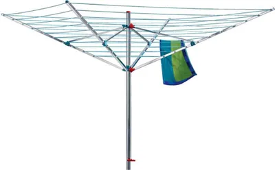 Produktbild von Blome Wäschespinne Alustar 50 aus Aluminium, frei drehbar, 50 m Leinenlänge