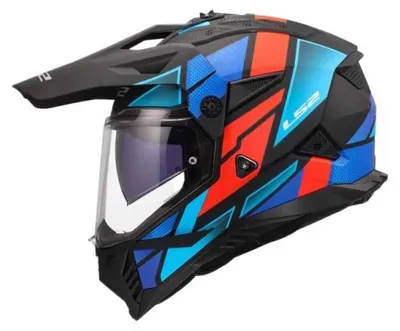 Produktbild von Ls2 Mx702 Pioneer Ii Block Offroad-helm Schwarz S Schwarz S