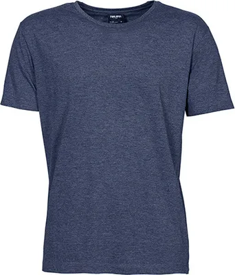 Produktbild von Tee Jays 5050 | Urban Melange Herren T-Shirt / Mischgewebe | Tailor Fit - Farbe: Denim Melange - Größe: S