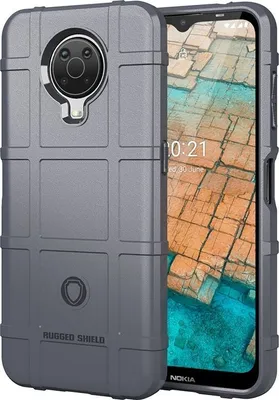A smartphone case is shown with a smartphone inside.