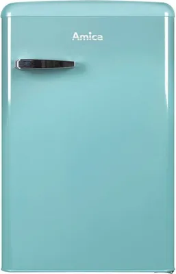 Produktbild von Amica - KS 15612 T - Kühlschrank - Retro Design - Türkisblau