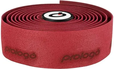 Produktbild von Prologo Lenkerband PLAINTOUCH + rot Ziegelstein mit Stopfen, Kork/Gel.