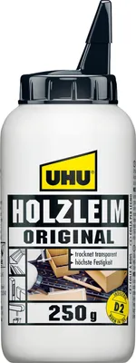 Produktbild von UHU Holzleim ORIGINAL D2 lösungsmittelfrei Flasche 250g
