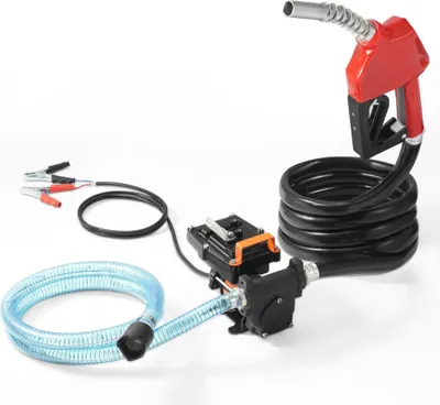 Produktbild von Dieselpumpe 15 GPM - 1/4 PS Kraftstoffpumpe - Heizölpumpe mit automatischer Pistole - Hochleistungs-Pumpensystem