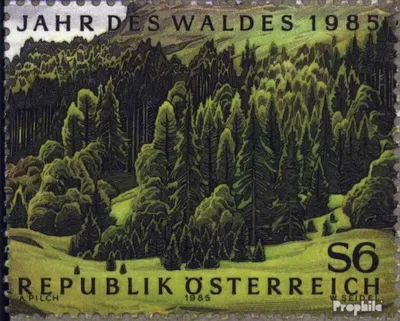 Produktbild von Briefmarken Österreich 1985 Mi 1819 (kompl.Ausg.) gestempelt Jahr der Wälder