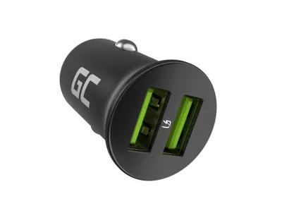 Produktbild von Green Cell GC PowerRide Nano36 Autoladegerät 36W 6A 2x USB-A