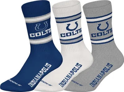 Produktbild von NFL Uni Socken, 3er Pack - NFL Teams, 3Pack Crew Socks, Football, Logo, Baumwollmischung Indianapolis Colts 39-42