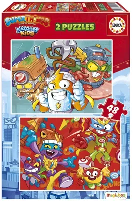 Zdjęcie produktu dla Superthings 48-elementowy zestaw puzzli dla dzieci