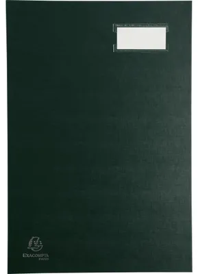 Produktbild von Exacompta 8x Unterschriftenmappe Klassik, 20 Fächer, 24x35 cm - Grün - 57023E