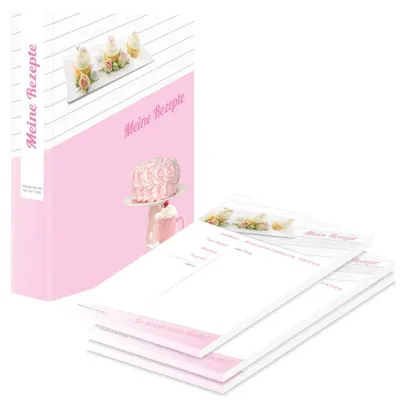 Productafbeelding van Omgoods - Receptenmap met Receptenblok - A5