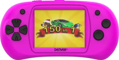 Produktbild von Denver Spielekonsole 6,1 cm (2.4 Zoll) mit 150 Spielen Farbe: Pink