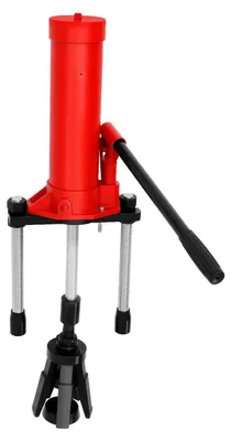 Image de Extracteur hydraulique pour chemises de cylindre - Extracteur intérieur 80–140 mm - Force de traction 15 t (15 000 kg) - Acier trempé - Pour chemises de cylindre - Rouge