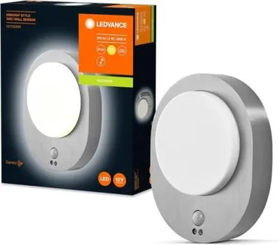 Produktbild von LEDVANCE ENDURA Style Disc, Wandbeleuchtung für den Außenbereich, Stahl, Polycarbonat (PC), Edelstahl, IP44, Eingang, Fassade, Terrasse, II
