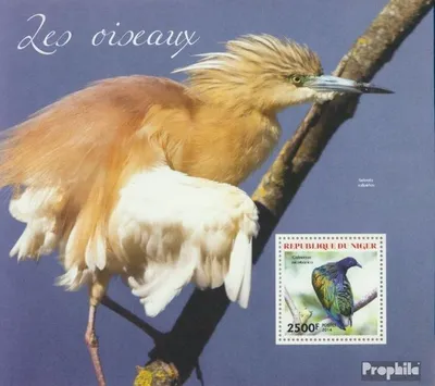 Produktbild von Briefmarken Niger 2014 Mi Block 331 (kompl. Ausg.) postfrisch Vögel