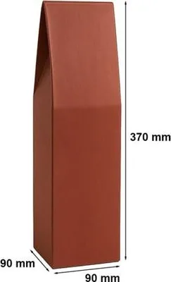 Obrázek produktu pro Dekorativní dárková krabička K-871 na víno, červená bordeaux