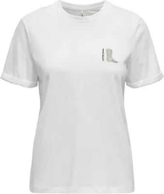 Immagine prodotto di T-shirt a maniche corte Only West Life Bianco S Donna Bianco S