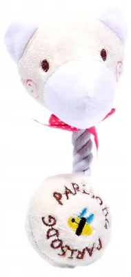 Produktbild von The Zoo Plüsch Hundespielzeug Quietscher mit Seil 16cm