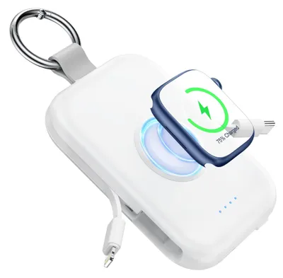 Image de Batterie externe RORRY CharmGo, 5000 mAh, avec câble USB-C intégré