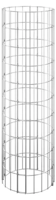 Produktbild von Gabionensäule Rund aus verzinktem Stahl Ø30x100cm