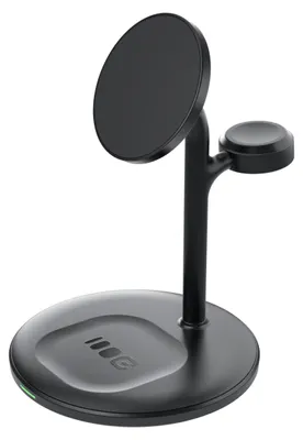 Immagine prodotto di Green Cell MSST-GC-3IN1-B caricatore per dispositivi mobili Cuffie, auricolari, smartphone, smartwatch Nero Ricarica wireless Auto