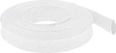 Produktbild von Delock Geflechtschlauch dehnbar 10 m x 25 mm weiß