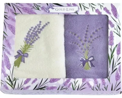 Produktbild von Geschenkset Lavendelhandtuch - 2 Stück