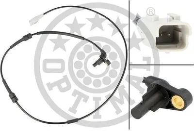 Produktbild von OPTIMAL ABS Sensor Raddrehzahl Vorne für CITROËN Berlingo / Berlingo First (MF, GJK, GFK) 06-S656