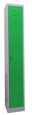 Produktbild von Einzelspind Spind Schließfachschrank Metallschrank Mehrzweckschrank Umkleideschrank Garderobenschrank 30x50x180H (Grun)
