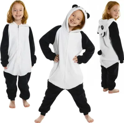 Zdjęcie produktu dla Piżama dziecięca panda strój kigurumi prezent mikołajki przebranie 122-128