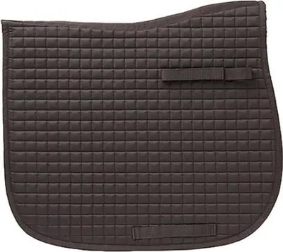 Image de Hispano Hipica Padded Coton Tapis de selle de dressage Marron Marron One Size